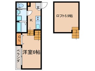 ハーモニーテラス十番町の物件間取画像